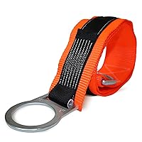AFP 3’ Cross Arm Strap Premium Heavy-Duty Pass-Through Double Steel Ring, Safety Fall Protection Anchorage Connector (OSHA/ANSI) PPE
