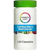Rainbow Light Multivitamin for Men, Vitamin C, D & Zinc, Probiotics, Men's Multivitamin Provides High Potency Immune, Heart, & Liver Support, Non-GMO, Vegetarian, 120 Tablets