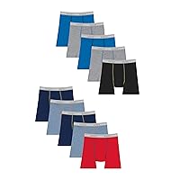boys And Toddler Underwear, Comfort Flex and Comfortsoft Boxer Briefs, Multiple Packs Available pack of 10