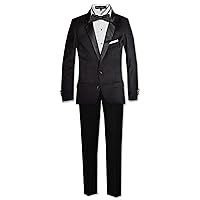 Formal Boys Slim Skinny Fit Suit 6 Piece Dresswear