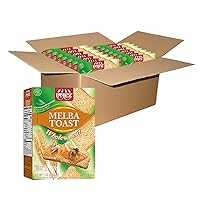 Only Kosher Candy Melba Toast Flatbread Crackers Classic Whole Wheat Kosher Parve with No Artificial Flavor, Fresh Natural Ingredients, Kosher Certified Delicious Snack Crackers (Pack of 14)