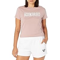 True Religion Women's Tr Crafted with Pride Short Sleeve Tee