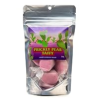 Desert Gatherings Prickly Pear Taffy - Southwestern Gourmet Treat Carefully Crafted with Genuine Prickly Pear Syrup in Arizona - 3 oz