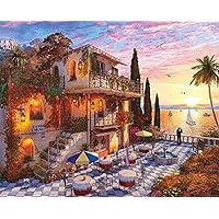 Springbok's 1000 Piece Jigsaw Puzzle Mediterranean Romance - Made in USA