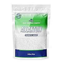 Allantoin Powder for Cosmetic, Skin, Allantoin Powder Bulk, DIY Powder for Cream, Gel, Serum & Lotion- Cosmetic Grade (3.88 Ounce)