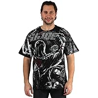 GI Joe Cobra Collage All Over T-Shirt X-Large Black