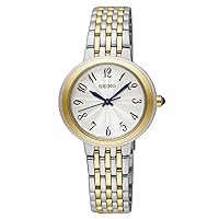 SEIKO Women's Year-Round Quartz Watch with Stainless Steel Strap, Two Tone, 16 (Model: SRZ506P1)