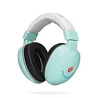 Lucid Audio HearMuffs Baby Hearing Protection (Over-The-Ear Sound Protection Ear Muffs Infant/Toddler/Child) (Spa Green), One Size