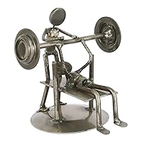 NOVICA Recycled Auto Parts Sports Theme Iron Sculpture, 6.25