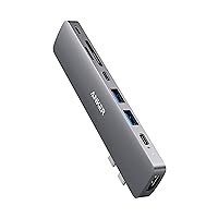 Anker USB C Hub for MacBook, PowerExpand Direct 8-in-2 USB C Adapter Compatible with Thunderbolt 3 USB C Port, 4K HDMI Port, USB C and USB A 3.0 Data Ports, SD Card, Lightning Audio Port