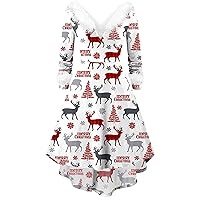 TWGONE Womens Christmas Dress Fuzzy Mrs Claus Christmas Holiday Xmas Cocktail Holiday Party Flare Dress