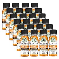Remedy Organics Immunity Plus Shot, Digest 24-Pack | Boost Energy, Brain Function, Detoxification, and Metabolism | Certified-Organic Ingredients