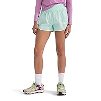 THE NORTH FACE Girls' Never Stop Woven Short, Crater Aqua, Small