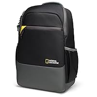 National Geographic Camera Backpack for DSLR or Mirrorless with Lenses, Laptop Compartment, Ultra-Lightweight, Adjustable Padded Divider System, Tripod Attachment, NG E1 5168, Black [Amazon Exclusive]