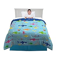 Franco Kids Bedding Soft Microfiber Comforter, Full, Baby Shark
