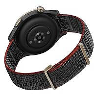 Amazfit Official Smartwatch Replacement Band, 22mm Nylon Wristband Strap, Compatible with Amazfit Balance, Cheetah Pro, Cheetah Round, GTR 4, GTR 4 Limited Edition, GTR 3, GTR 3 Pro, GTR 2,Black