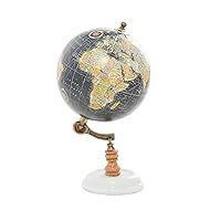 Deco 79 Marble Globe with Marble Base, 7