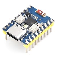 ESP32-C3 Mini Development Board with Pre-Soldered Header, Based on ESP32-C3FN4 Single-Core Processor 160MHz Running Frequency, Support 2.4GHz Wi-Fi & Bluetooth 5