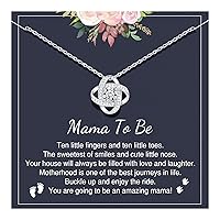 UNGENT THEM Silver Law Love Knot Necklace for Women, Mothers Day Wedding Christmas Birthday Gifts for Grandma, Mom, Mother in Law, Mother of the Groom, Daughter