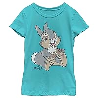 Disney Little Bambi Big Thumper Girls Short Sleeve Tee Shirt