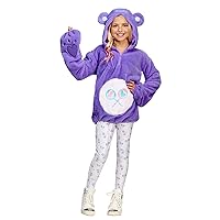 Fun Costumes - Deluxe Tween Share Bear Hoodie Costume - M Purple