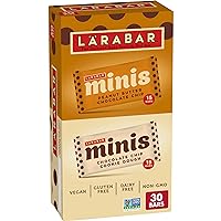 Chocolate Mini Bars Variety Pack, Gluten Free Vegan Fruit & Nut Bars, 30 ct, 1