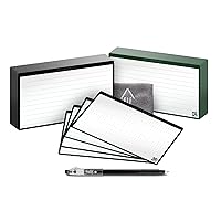 Cloud Cards - Eco-Friendly Reusable Index Note Cards With 1 Pilot FriXion ColorStick Pen & 1 Microfiber Cloth Included - Single Set of 80 (3