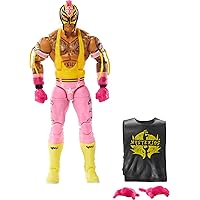 Mattel WWE Rey Mysterio Top Picks Elite Collection Action Figure, Articulation & Life-Like Detail, Interchangeable Accessories, 6-in