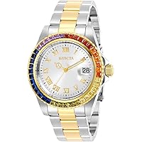 Invicta Women's 29665 Angel Quartz 3 Hand Silver Dial Watch