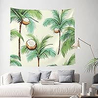 VTCTOASY Summer Coconut Tree1 Print Tapestry Wall Hanging Fashion Wall Tapestry Cute Wall Decor for Bedroom Living Room 60 x 51 in
