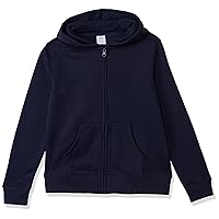 Amazon Essentials Girls and Toddlers' Fleece Zip-Up Hoodie Sweatshirt