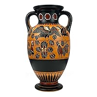 Terracotta Amphora jar 540 B.C. Vase Sirens Ancient Greek Ceramic Chalci
