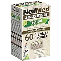 Sinus Rinse Extra Strength 70 Count Box (Pack of 2) Sinus Rinse Premixed Refill Packets with Xylitol, 60ct.