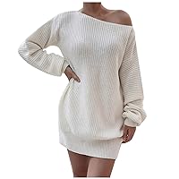 for Girl's Woman Impulsive Tank Solid Long-Sleeve Comfortable One Shoulder