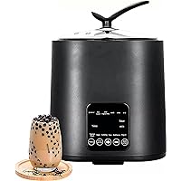 Fully Automatic Tapioca Pearls Cooker, 1300w Commercial Milk Tea Pearl Maker, Intelligent Temperature Control, Freely Adjustable Time, for Milk Tea Shops, Snack Bars, 9L Large Capacity