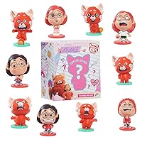 Just Play Disney and Pixar Turning Red Collectible Figure 3-Pack, Series 1 Blind Bag Collectibles, Officially Licensed Kids Toys for Ages 3 Up