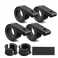 Nilight - 90028D 4PCS LED Light Bar Horizontal Bar Clamp Mounting Kit Fit on 0.75