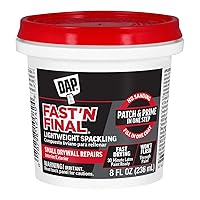 12140 Fast N Final Interior Exterior Spackle, 1/2-Pint,White, 8 Fl Oz (Pack of 1)