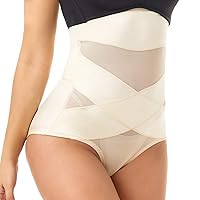 Women's Tummy Control Shapewear Panties Hi-Waist Body Shaper Underwear Butt Lifter Slimming Briefs