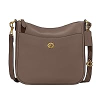 Coach Womens Polished Pebble Leather Chaise Crossbody