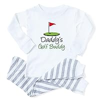 CafePress Daddy's Golf Buddy Baby Pajamas