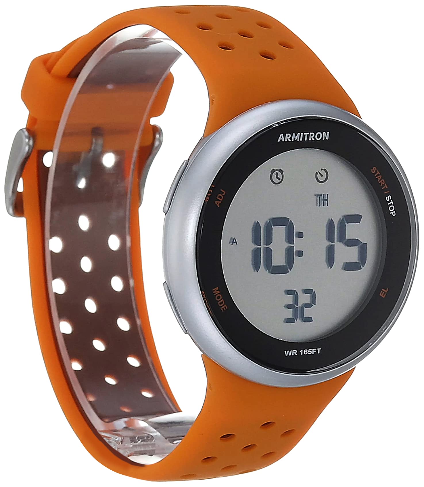 Armitron Sport Unisex Digital Chronograph Silicone Strap Watch, 40/8423