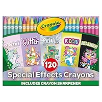 Crayons in Specialty Colors (120ct), Art Supplies for Kids, Gifts for Boys & Girls [Amazon Exclusive]