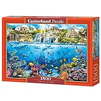 CASTORLAND 1500 Piece Jigsaw Puzzle, Pirate Island, Ocean and Coral Life, Adult Puzzle, Castorland C-152049-2