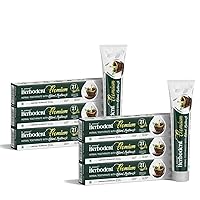 Herbodent® Premium Toothpaste - 21 Herbs for Strong Teeth & Healthy Gums - Neem, Clove, Cinnamon, Cardamom with Natural Mouthwash - No Paraben, No Fluoride, No Saccharin, No Triclosan (6, 5.82 Ounce)
