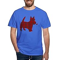 CafePress Scottish Terrier Tartan Dark T Graphic Shirt
