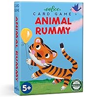eeBoo: Animal Rummy Playing Card Game - Kid Friendly Version of Gin Rummy, Kids & Family, Ages 5+