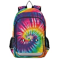 ALAZA Abstract Swirl Design Tie Dye Casual Daypacks Bookbag Bag