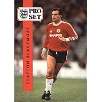1990-91 Pro Set England #143 Clayton Blackmore Soccer Trading Card