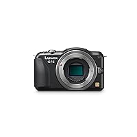 Panasonic DMC-GF5KBODY 12 MP Mirrorless Digital Camera with 3-Inch LCD - Body Only (Black)